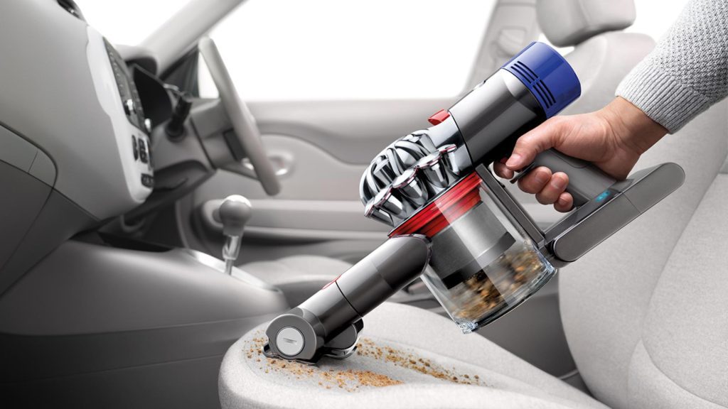 Products VacuumCleaners CordlessStickVacuums DysonV8 Overview Handheld cleaning car